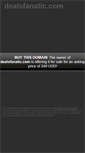 Mobile Screenshot of dealsfanatic.com